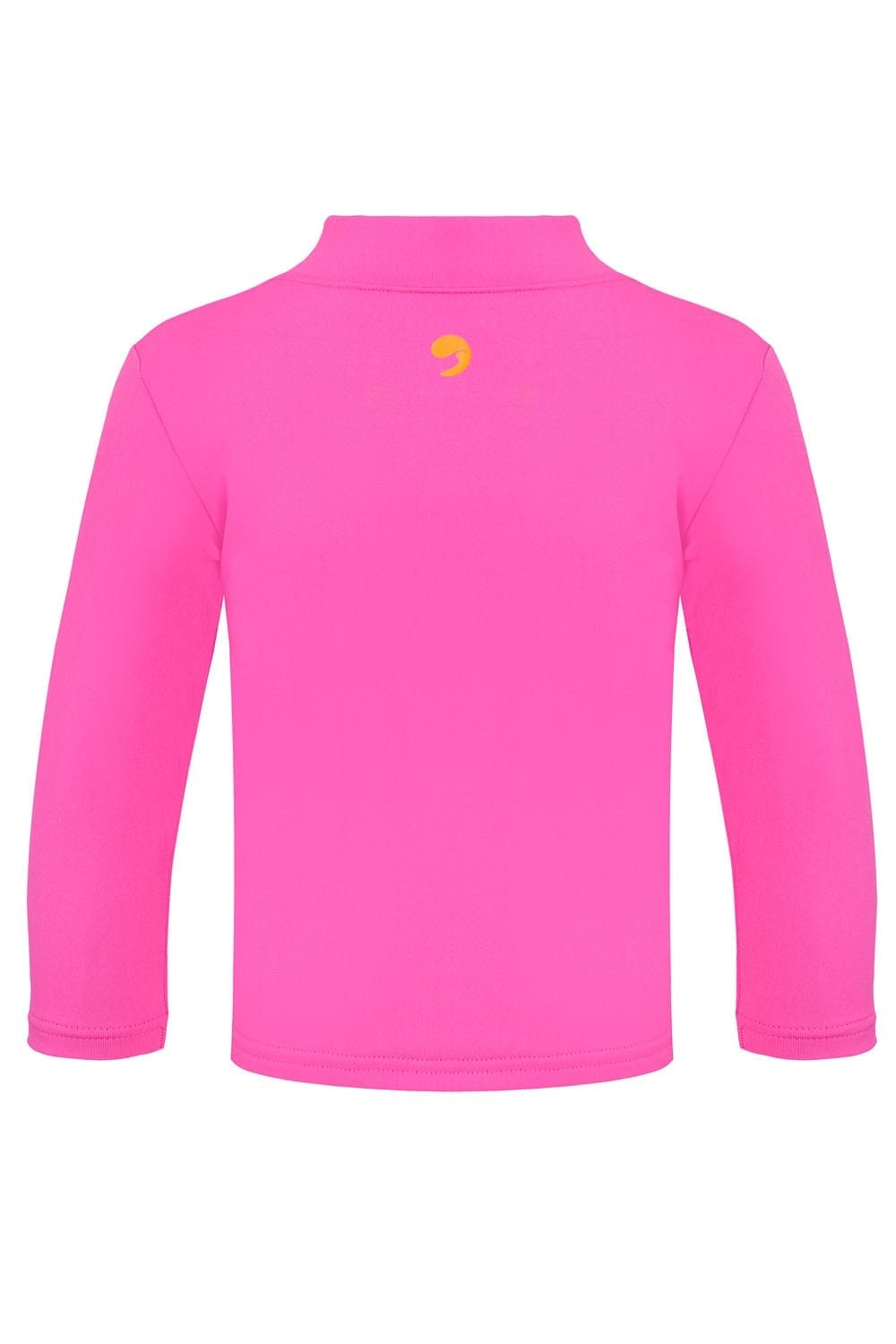 Zip Up Long Sleeve Suntop - Hot Pink