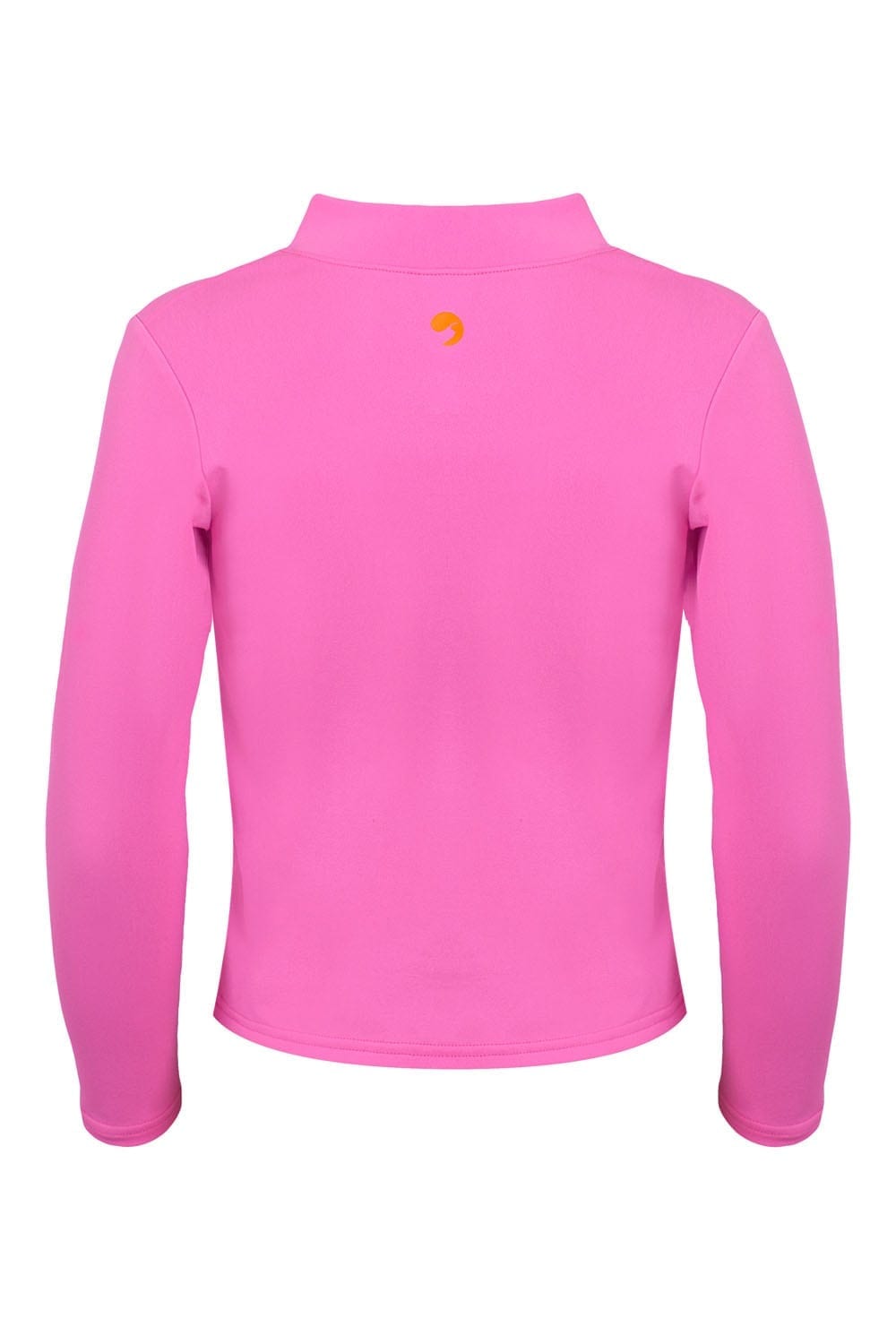 Zip Up Long Sleeve Suntop - Pink