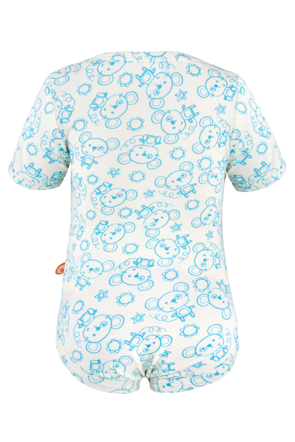 Milk Cotton Mini Me Jumpsuit - Blue Mouse Print