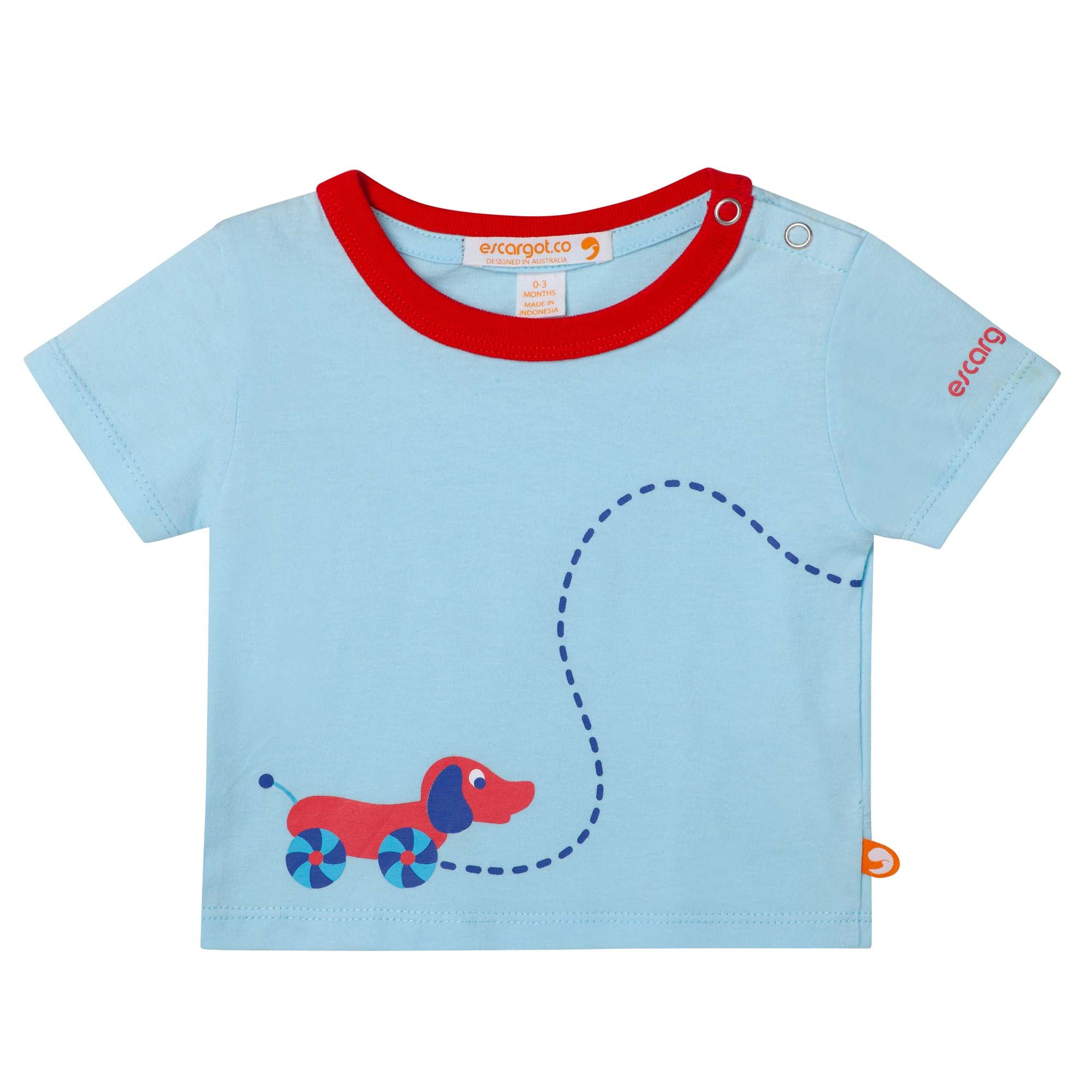 Rosie Dog Tee - Size 0-3 Months